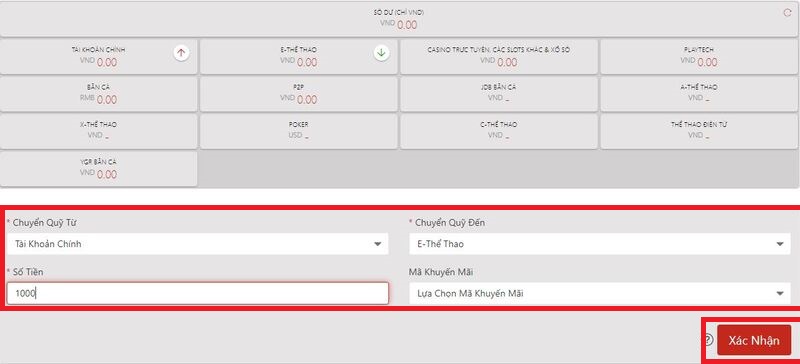 hướng dẫn nạp tiền vn88 chỉ trong vài phút 15 chuyển quỹ nhận thưởng vn88