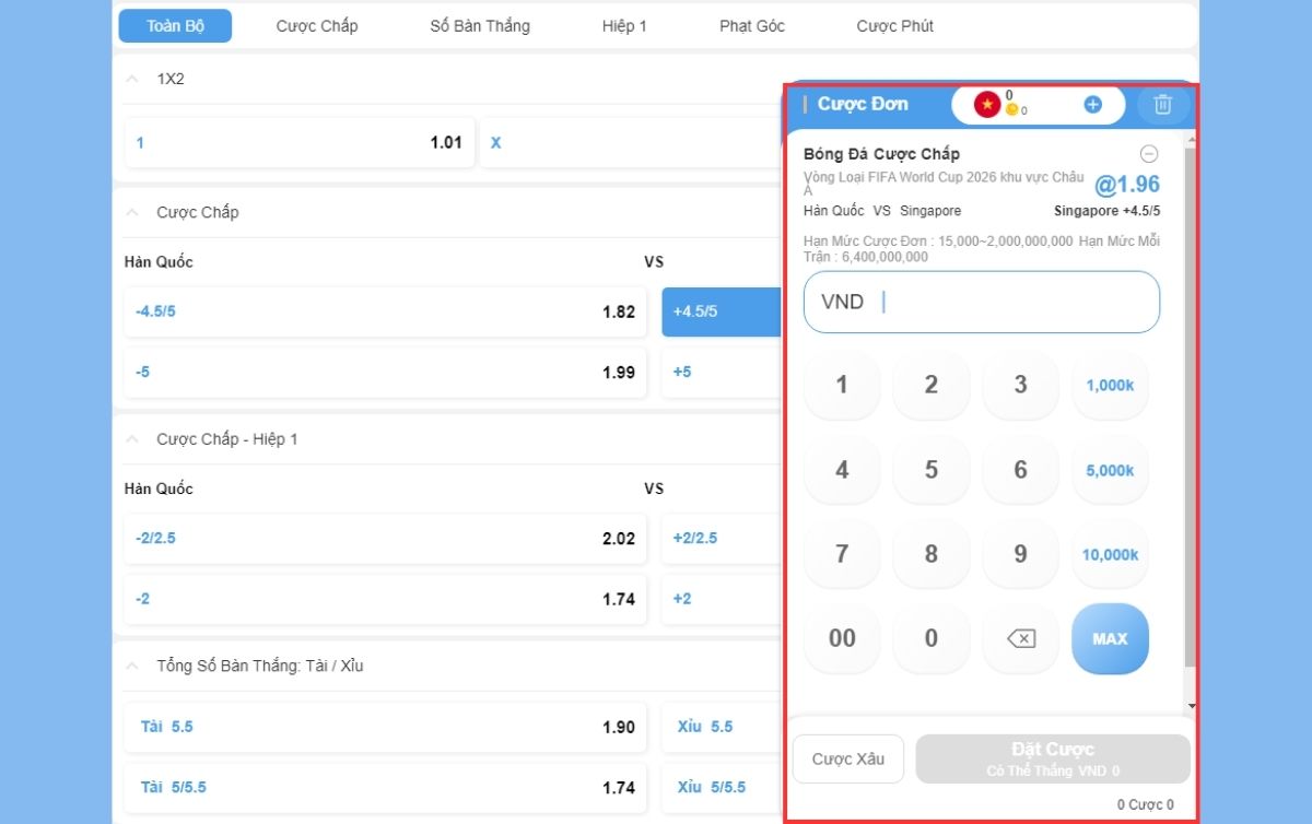 cá cược bóng đá 8xbet - mẹo chơi bóng đá 8xbet hiệu quả nhất 4 thực hiện thao tác đặt cược bóng đá 8xbet