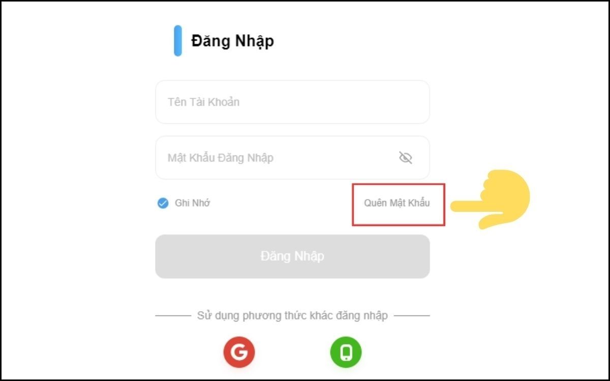 quên mật khẩu 8xbet - các cách lấy lại mật khẩu 8xbet nhanh nhất 2 sử dụng chức năng quên mật khẩu 8xbet