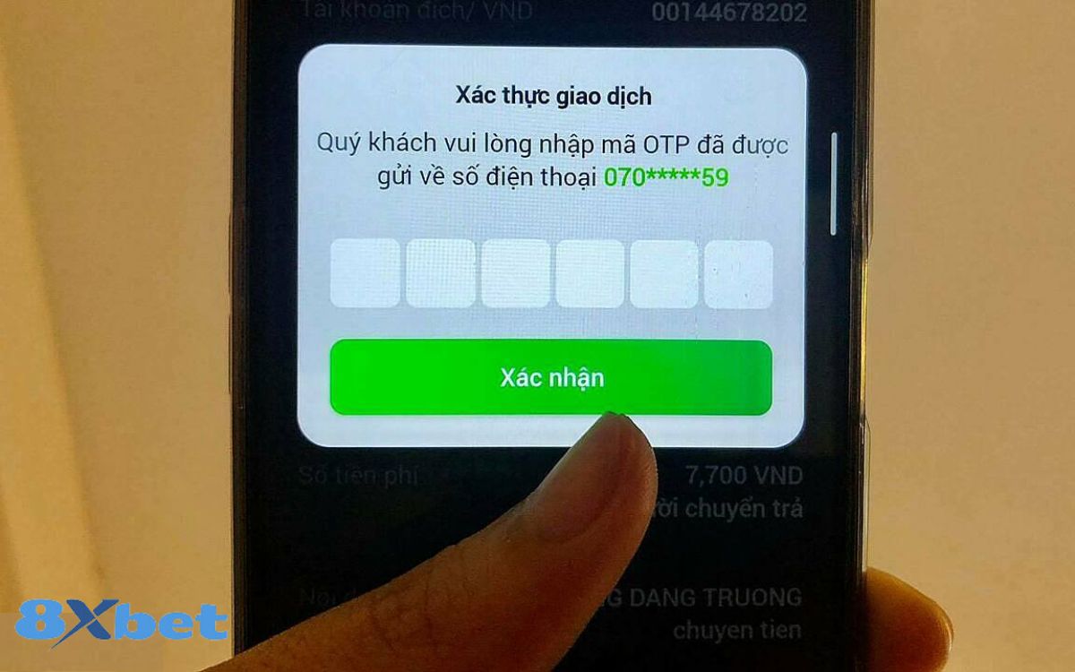mã xác minh 8xbet là gì? hướng dẫn cách lấy mã xác minh chi tiết nhất 2 mã xác minh 8xbet bằng sms
