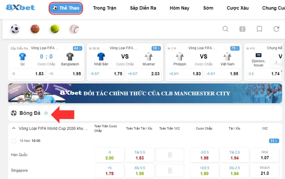 cá cược bóng đá 8xbet - mẹo chơi bóng đá 8xbet hiệu quả nhất 2 truy cập trang bóng đá 8xbet