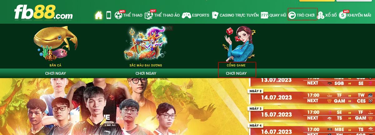 xóc đĩa fb88 - hướng dẫn chơi với 3 bước cực dễ 3 vào mục cổng game để chơi xóc đĩa fb88