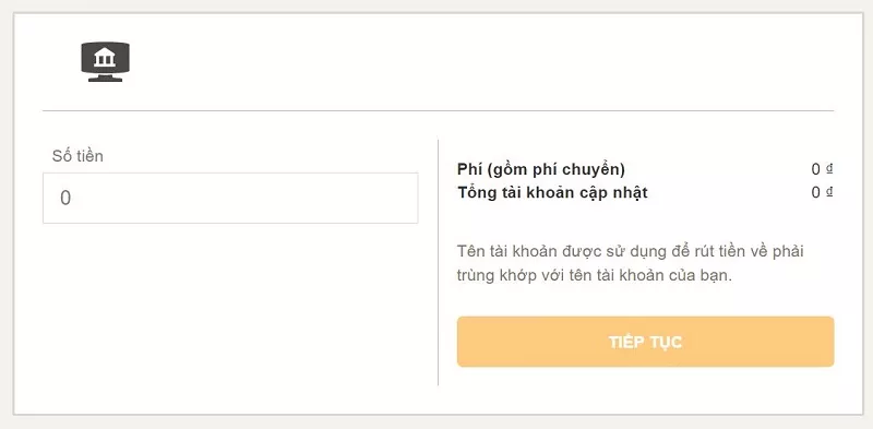 hướng dẫn rút tiền live casino house dễ hiểu 9 nhập số tiền muốn rút