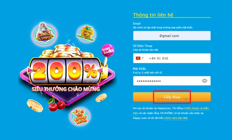 hướng dẫn đăng ký happyluke đơn giản chi tiết nhất 3 tạo tài khoản happyluke