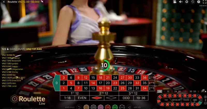 hướng dẫn cách chơi roulette w88 đơn giản cho bạn mới 6 bước 3: bắt đầu đặt cược roulette w88