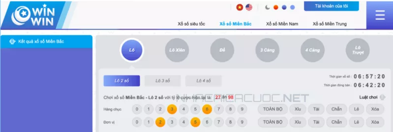 hướng dẫn cách chơi xổ số lô đề fun88 hiệu quả cho các tân thủ 5 bước 3: chọn số đánh lô đề online fun88