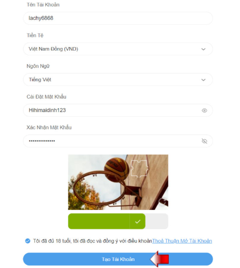 đăng ký 8xbet - cách mở tài khoản 8xbet nhanh chóng với 3 bước 4 nhập thông tin yêu cầu đăng ký 8xbet