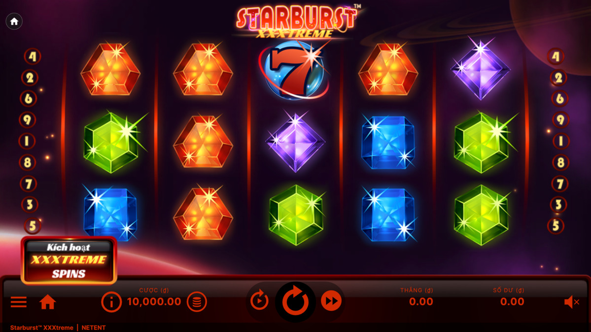 cách chơi slot online happyluke hay nhận thưởng khủng 5 slot game kim cương starburst tại happyluke