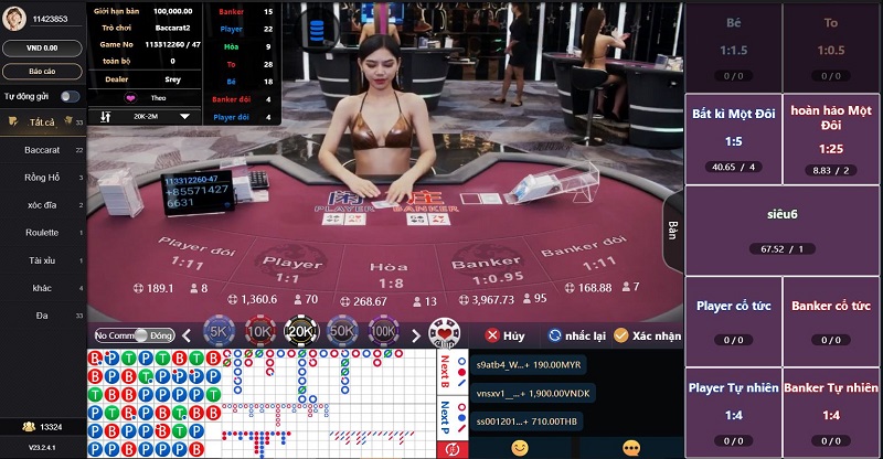 cách chơi baccarat m88 chi tiết cho tân binh 4 bàn chơi baccarat m88