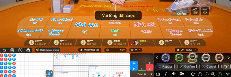 hướng dẫn chơi baccarat fb88 trực tuyến cho người mới 5 các cửa cược trong baccarat fb88