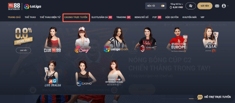 rồng hổ m88 - khám phá cách chơi mới nhất cho tân binh 3 chọn sảnh chơi casino để tham gia rồng hổ m88