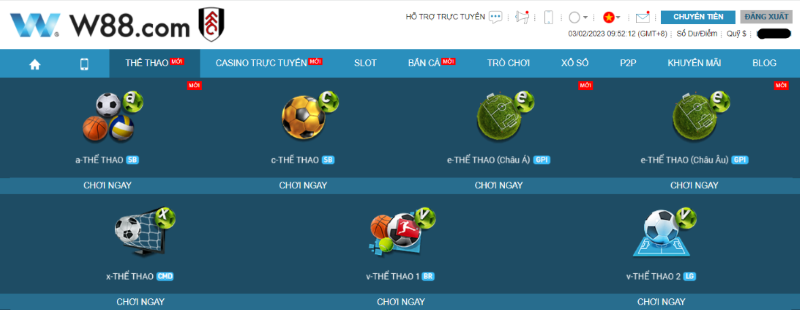 hướng dẫn chơi cá cược bóng chày w88 cực dễ hiểu cho tân thủ 3 chọn sảnh chơi và trận đấu muốn đặt cược