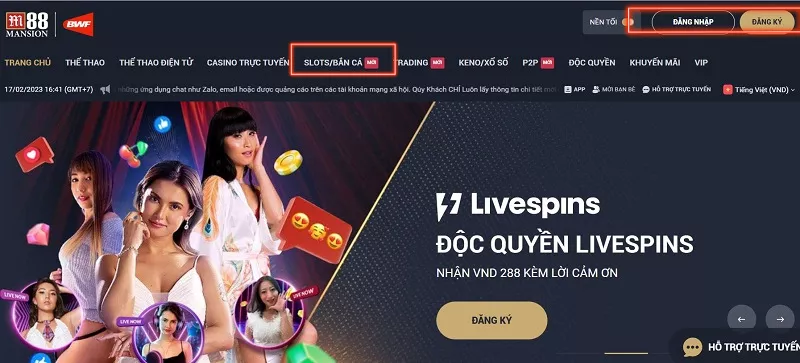 slot game m88 tham gia chơi dễ dàng với các bước chi tiết 3 đăng nhập và đi đến mục slot game m88
