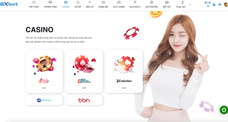 casino 8xbet - nhà cái casino online 8xbet - sòng bạc trực tuyến 8xbet 3 giao diện casino 8xbet
