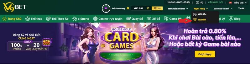 hướng dẫn cách rút tiền v9bet về tài khoản thành công 7 rút tiền v9bet