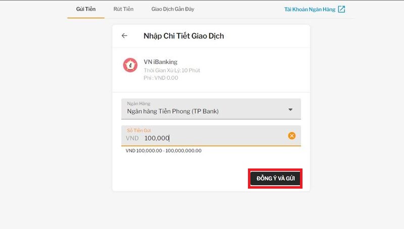 hướng dẫn cách nạp tiền 188bet chi tiết nhất 10 chọn ngân hàng và số tiền