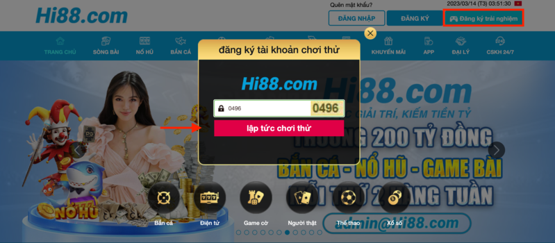 đăng ký hi88 - hướng dẫn mở tài khoản hi88 với vài thao tác đơn giản 6 đăng ký tài khoản trải nghiệm hi88