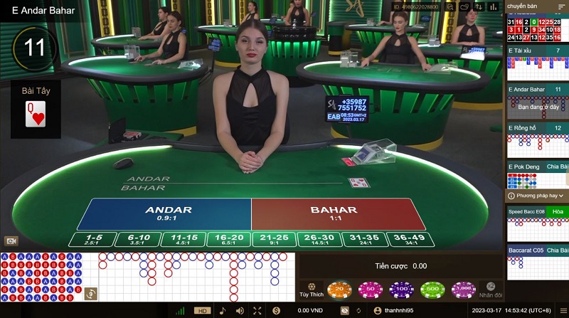 andar bahar fb88 - chơi cá cược đổi thưởng chuẩn xác 5 đăt cược andar bahat fb88