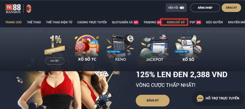 xổ số m88 - hướng dẫn chơi xổ số lô đề m88 với 3 bước dễ hiểu 4 đi đến mục xổ số m88