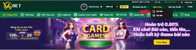 hướng dẫn nạp tiền v9bet chính xác nhất hiện nay 12 gửi tiền v9bet
