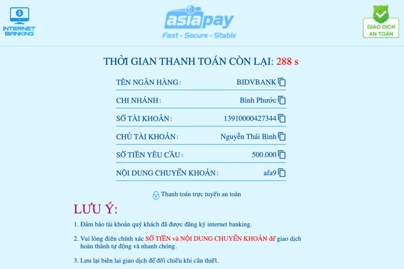 nạp tiền hi88 - hướng dẫn chi tiết cách nạp tiền hi88 cho bạn mới 10 hoàn tất chuyển tiền hi88 qua cổng thanh toán online