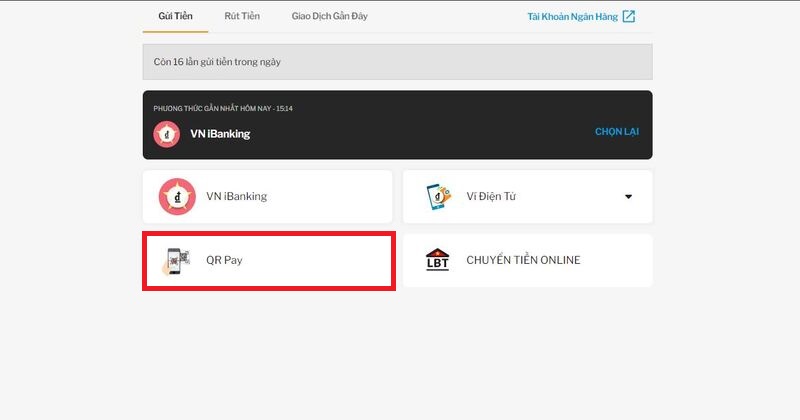 hướng dẫn cách nạp tiền 188bet chi tiết nhất 11 nạp tiền qua qrpay