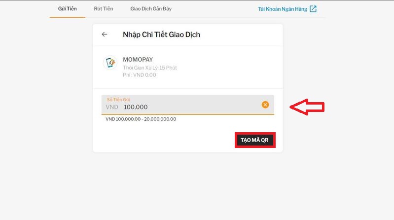 hướng dẫn cách nạp tiền 188bet chi tiết nhất 7 nhập số tiền cần gửi