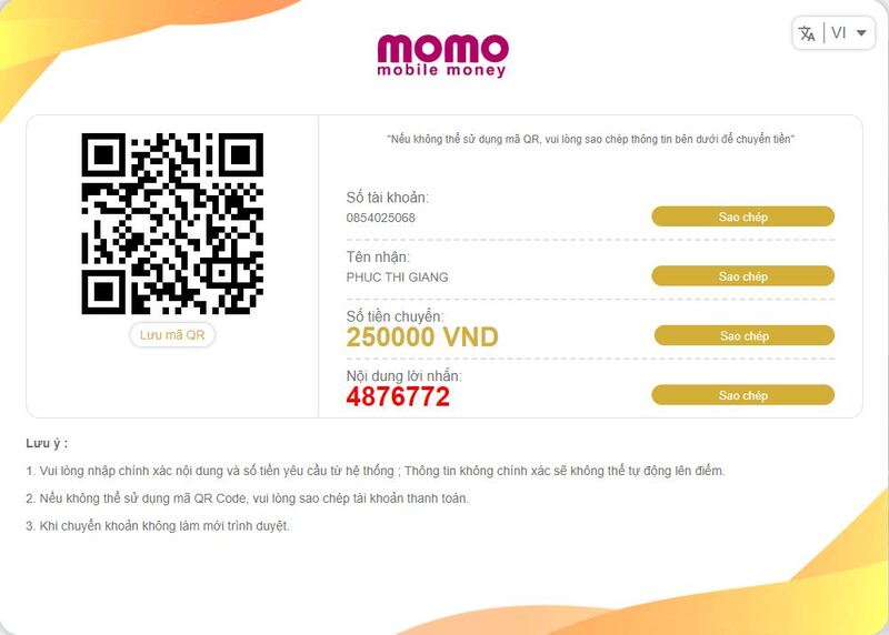 hướng dẫn nạp tiền happyluke bằng 3 cách thông dụng 14 quét mã qr happyluke