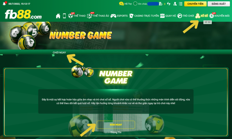 cách chơi number game fb88 - game xổ số fb88 duy nhất 3 cách chơi number game tại nhà cái fb88