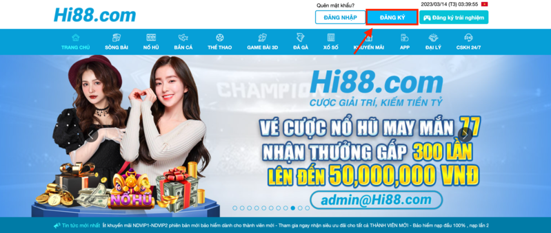 đăng ký hi88 - hướng dẫn mở tài khoản hi88 với vài thao tác đơn giản 3 truy cập trang đăng ký hi88