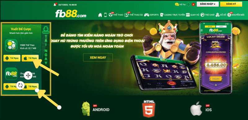 cách tải ứng dụng fb88 di động 3 truy cập vào trang web nhà cái fb88 lấy mã qr
