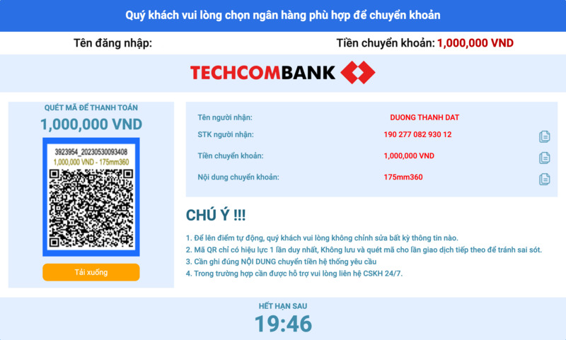 hướng dẫn nạp tiền shbet nhanh nhất, đơn giản nhất 6 chuyển tiền vào số tài khoản shbet cung cấp