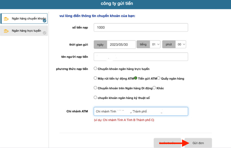 hướng dẫn nạp tiền shbet nhanh nhất, đơn giản nhất 8 xác nhận gửi tiền vào shbet
