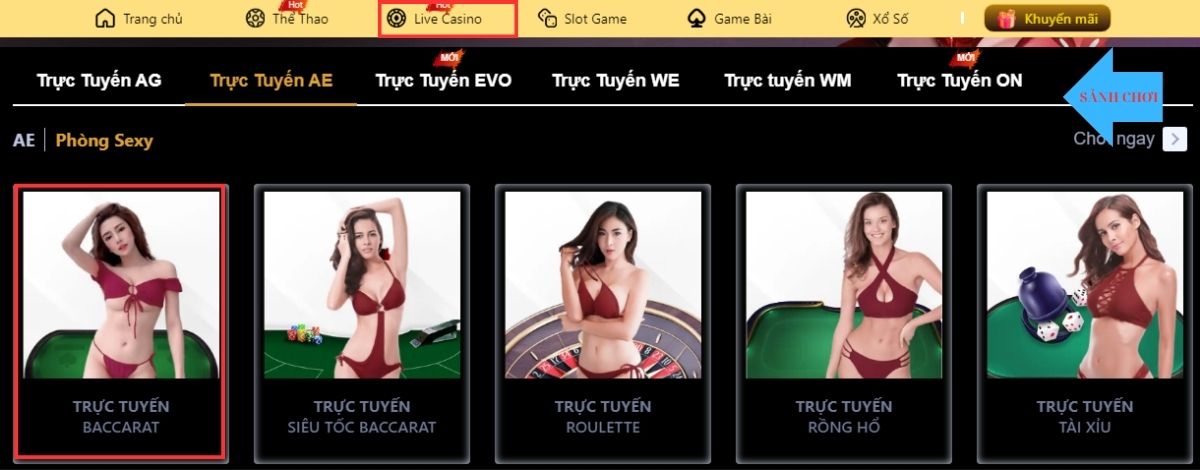 khám phá sức hấp dẫn của baccarat tại casino fi88 4 chọn sảnh chơi baccarat fi88