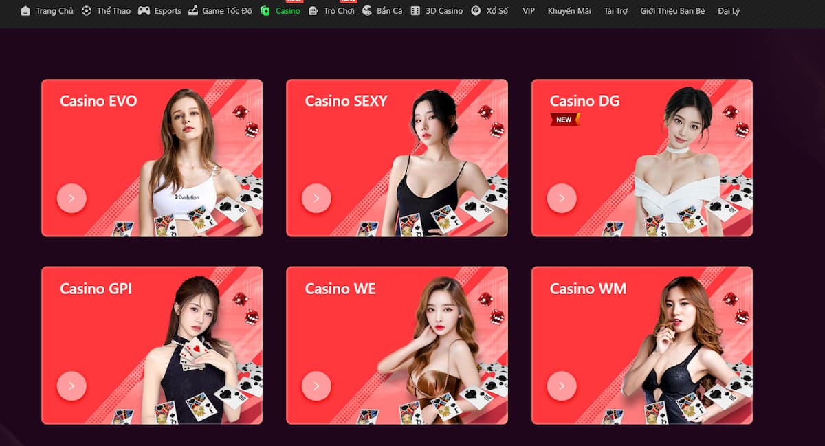 jbo casino - trải nghiệm sòng bài trực tuyến đạt chuẩn quốc tế 3 các sảnh chơi tại casino jbo