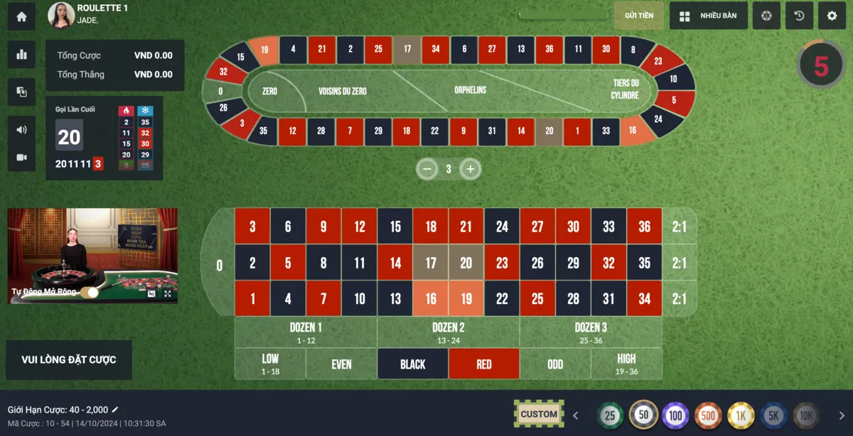 roulette m88 - hướng dẫn chi tiết cách tham gia chơi roulette m88 5 đặt cược roulette m88