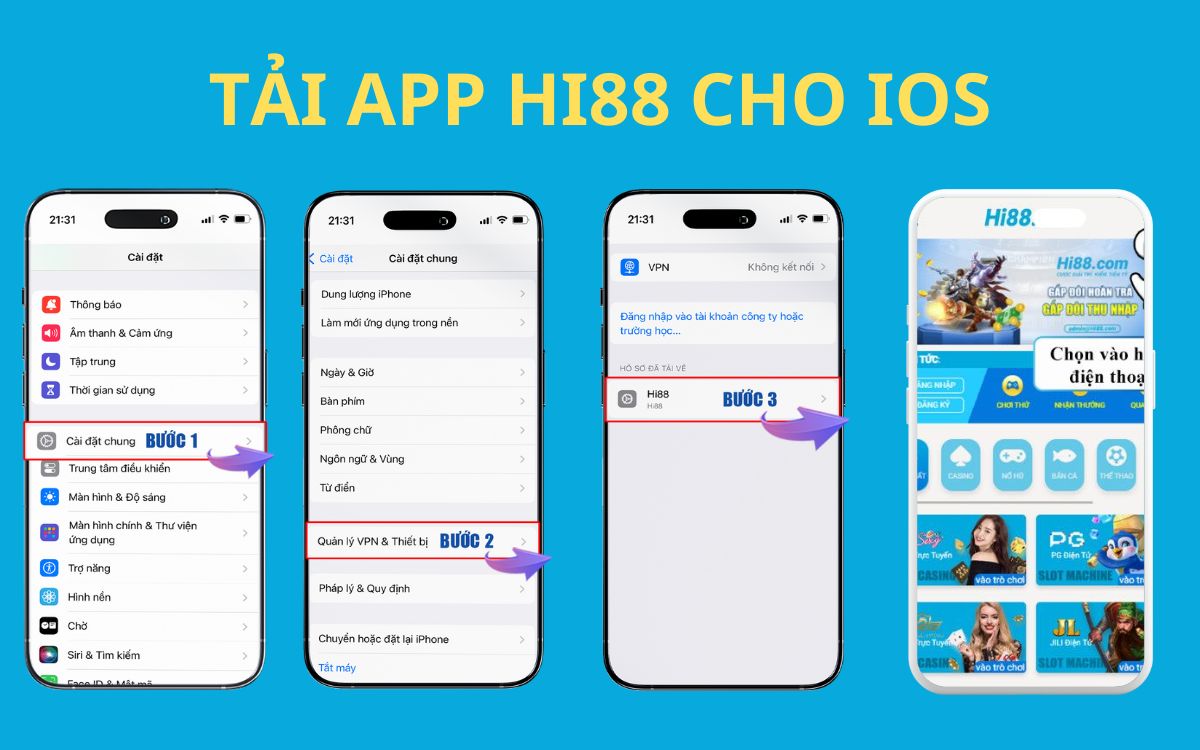 cách tải và cài đặt app hi88 về điện thoại cho ios và android nhanh chóng 3 hướng dẫn tải app hi88 cho ios