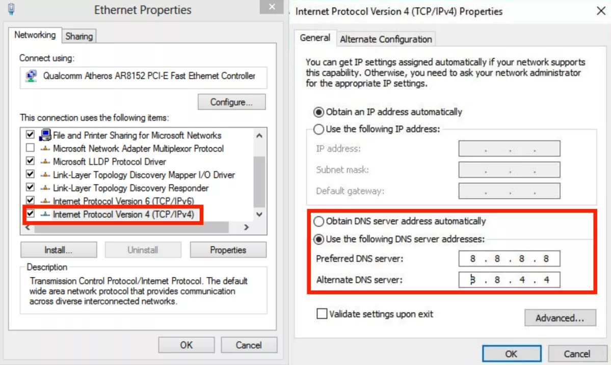 m88 bị chặn - cách vào m88 khi bị chặn nhanh chóng và tiện lợi nhất 3 thay đổi dns của windows sang sử dụng google dns