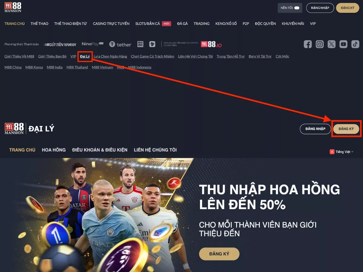 đại lý m88 - cách trở thành đại lý m88 giúp bạn tăng thêm thu nhập 2 truy cập link đăng ký đại lý m88