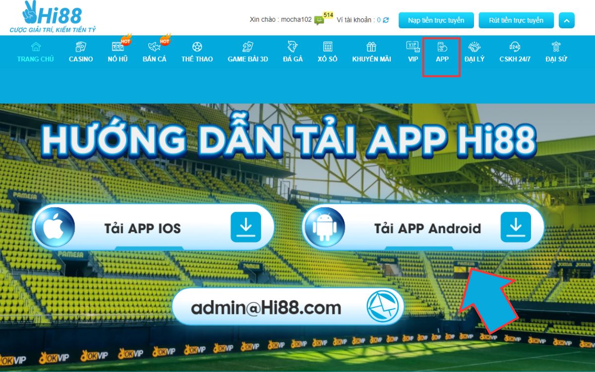 cách tải và cài đặt app hi88 về điện thoại cho ios và android nhanh chóng 2 truy cập trang tải app hi88
