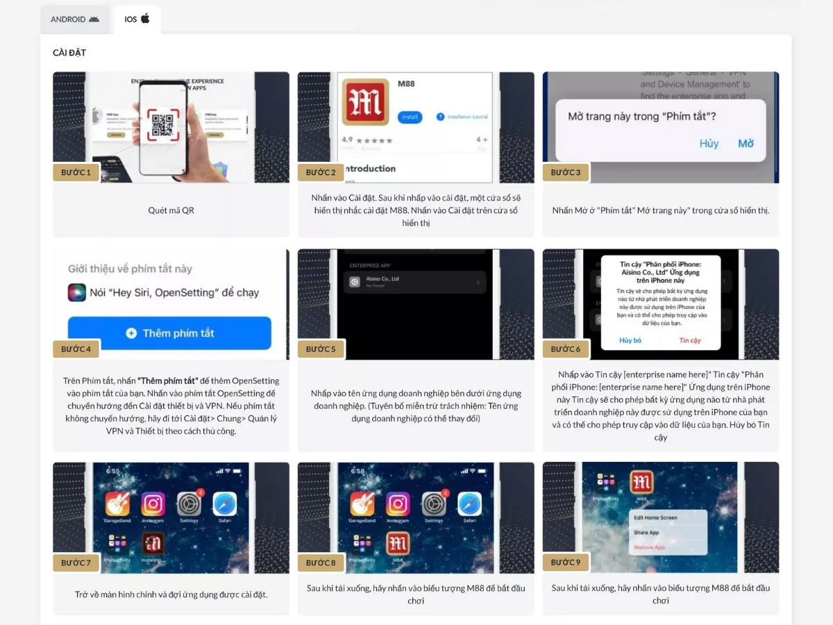 ứng dụng m88 - hướng dẫn cách tải m88 nhanh chóng về máy 5 ứng dụng m88 cho iphone